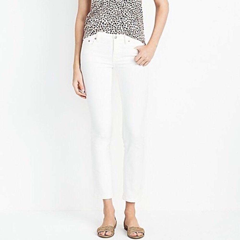 J. Crew Sz 27 White Toothpick Skinny Jeans
